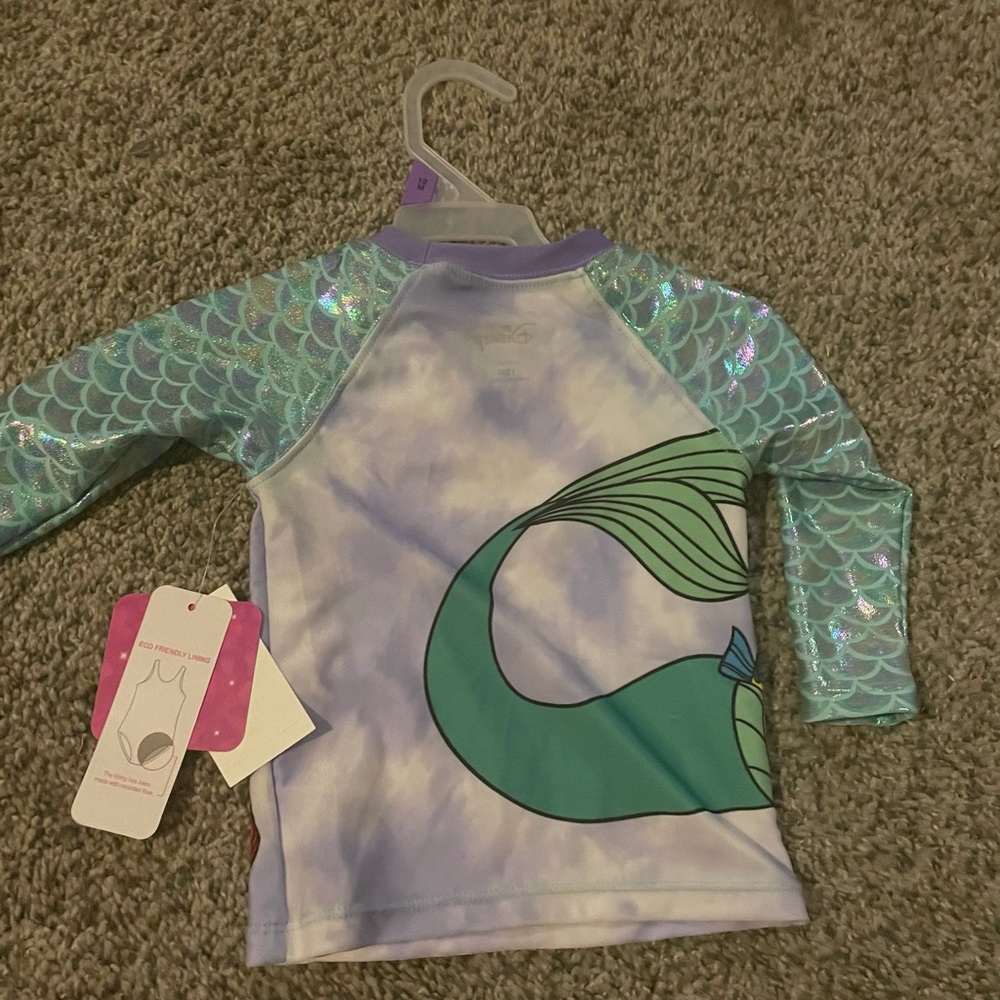 Disney Little Mermaid Rash Guard - Picture 2 of 2